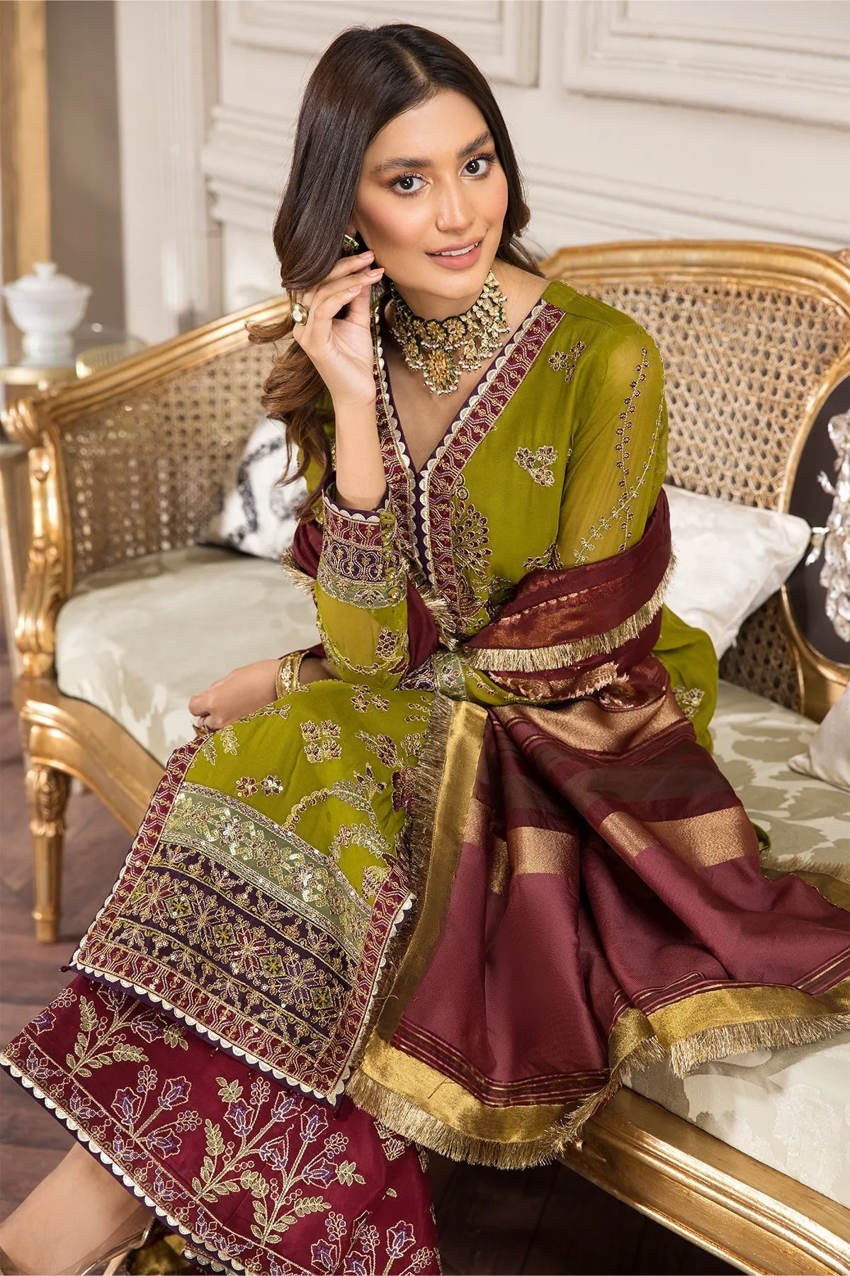 Alizeh Aqs-e-Dast Festive Chiffon Collection 2022 – Nayab