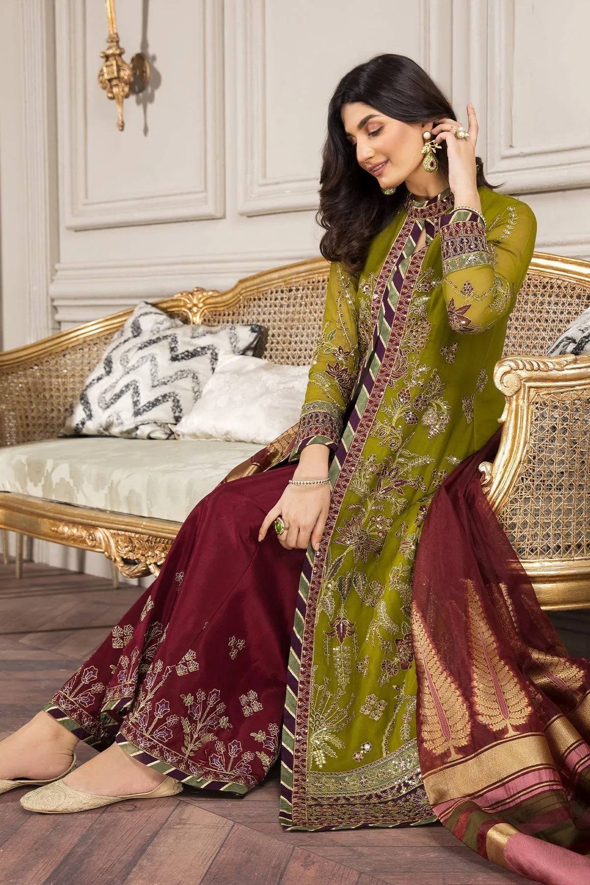 Alizeh Aqs-e-Dast Festive Chiffon Collection 2022 – Nayab