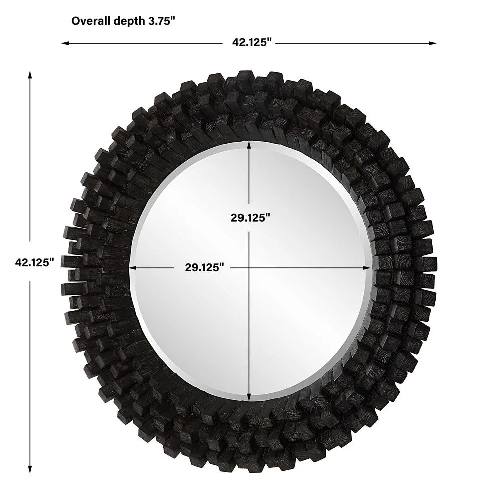 CIRCLE OF PIERS ROUND MIRROR