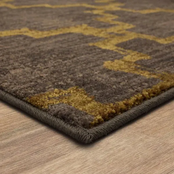 Cosmopolitan 90959 90116 Marais Smokey Grey Rug