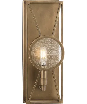 Cumberland 1-Light Modern Farmhouse Wall Sconce Aged Bronze