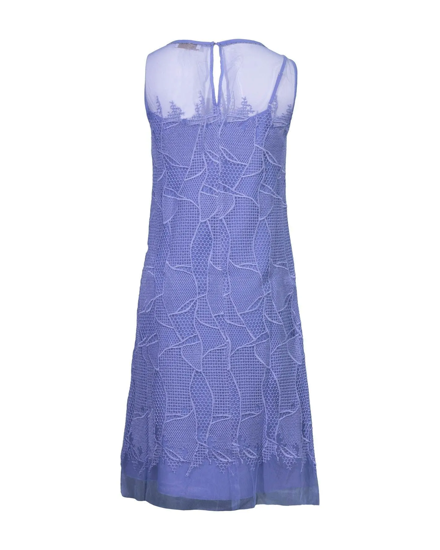 Embroidered Mesh Dress