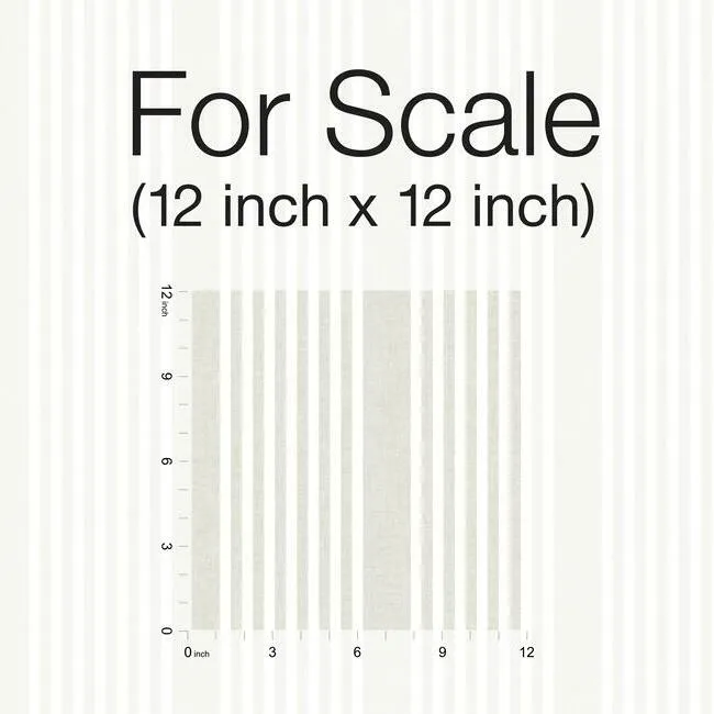 French Linen Stripe Premium Peel   Stick Wallpaper