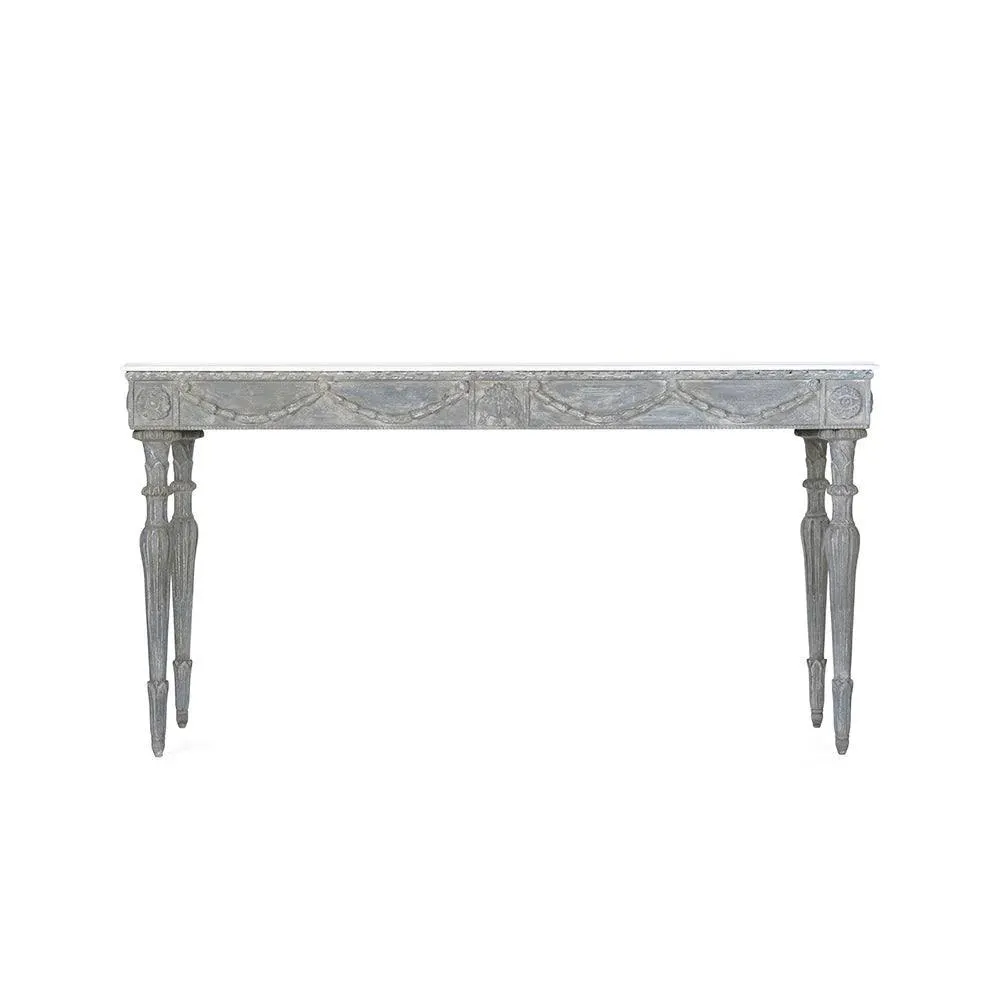 French Rosette Console Table