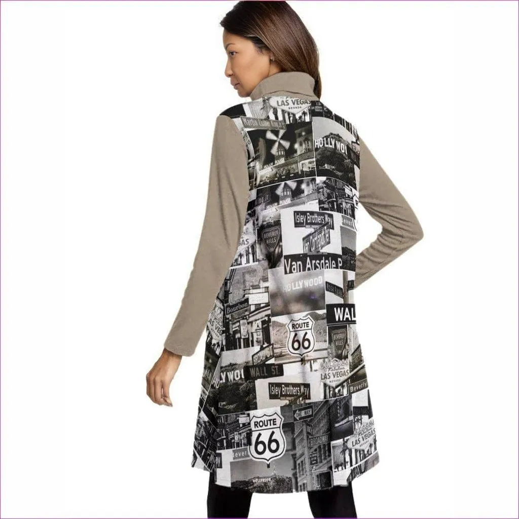 Greyed Streets Womens High Neck Dress With Long Sleeve