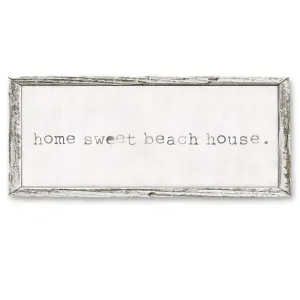 'Home Sweet Beach House' Shelf Art