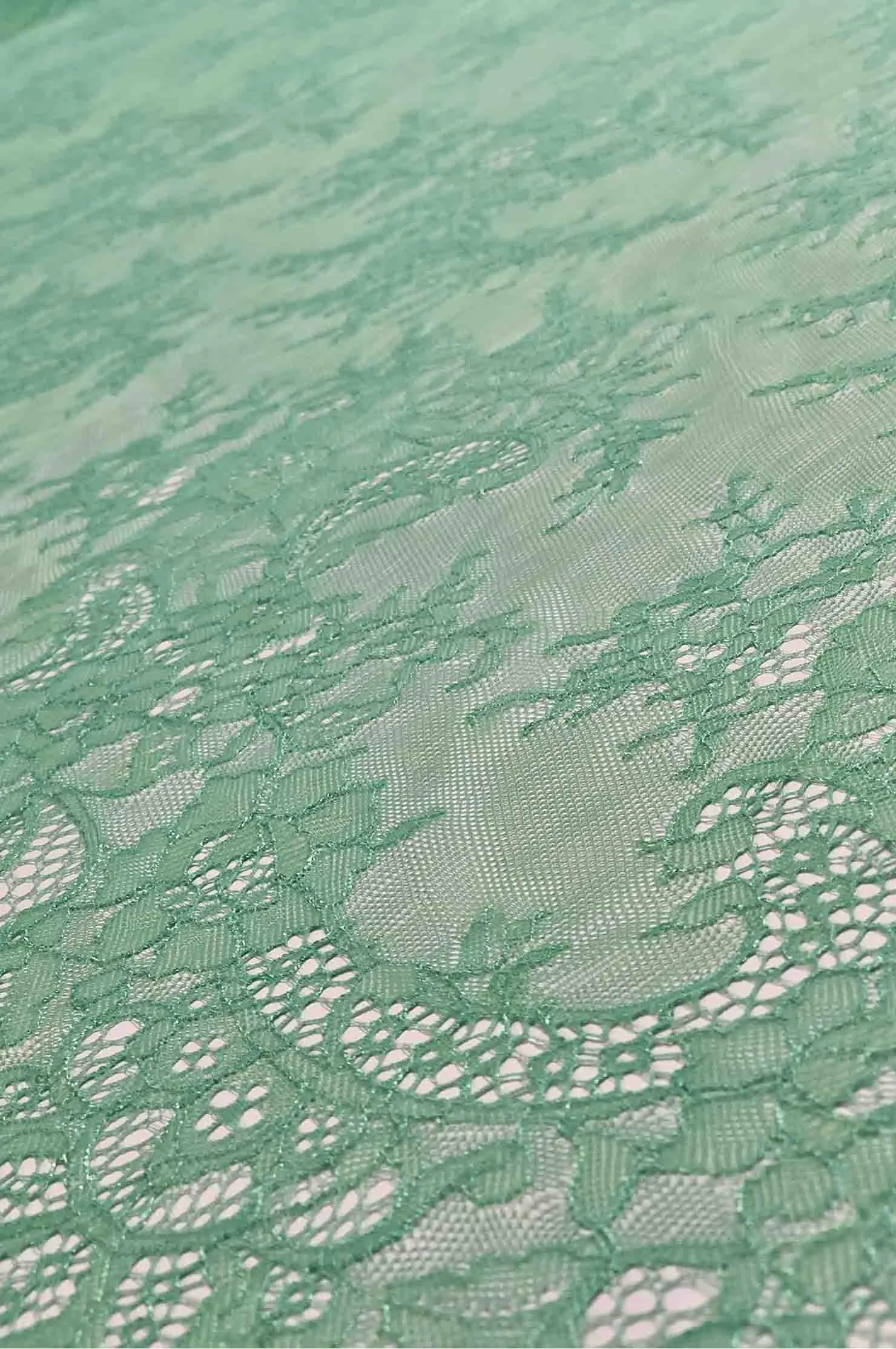 Jade Cream French Plain Lace FLP-002/13 Fabric