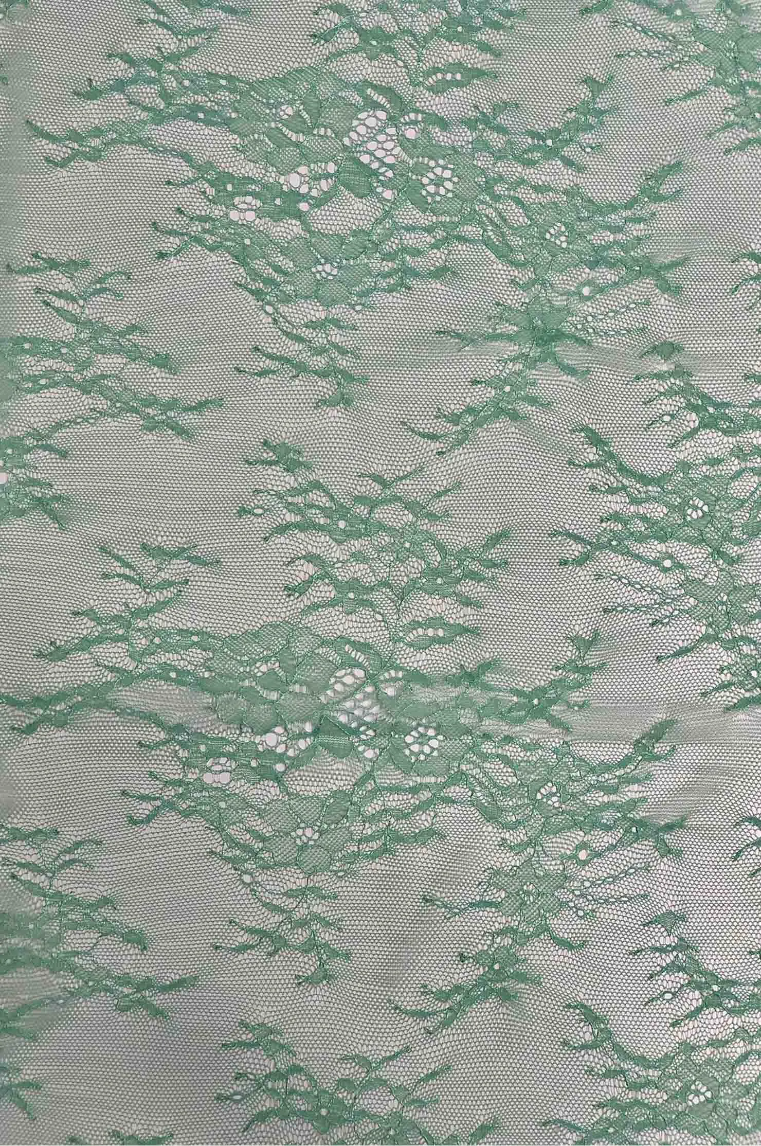 Jade Cream French Plain Lace FLP-002/13 Fabric