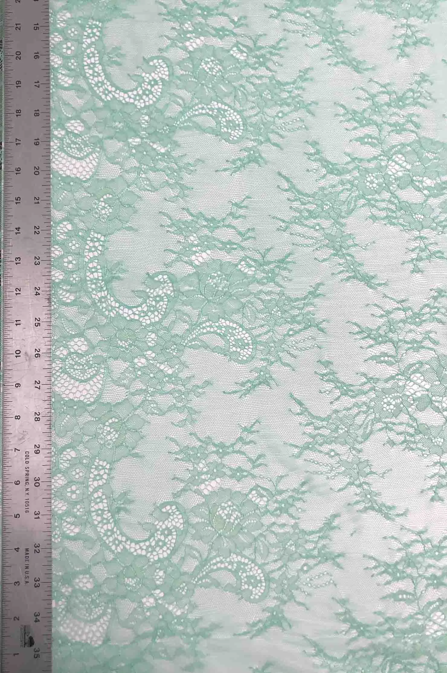 Jade Cream French Plain Lace FLP-002/13 Fabric