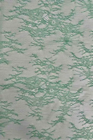 Jade Cream French Plain Lace FLP-002/13 Fabric