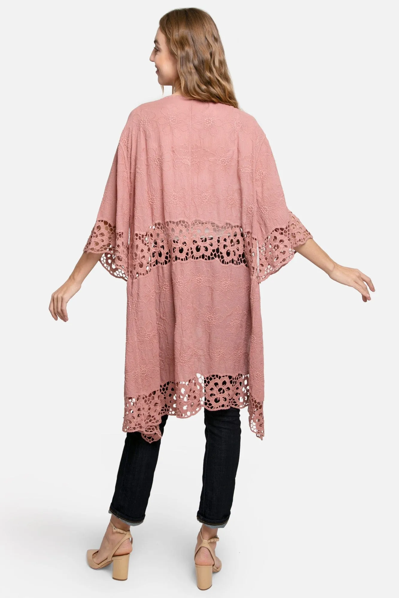 JP3000 Amiri Floral Crochet Kimono