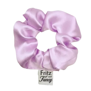 Lavender Purple Silk Scrunchie