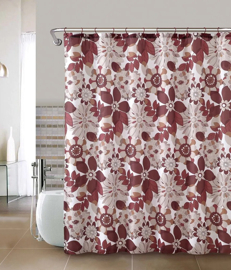Luxury Embossed Shower Curtains - Assorted Styles