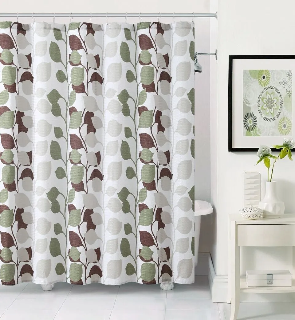Luxury Embossed Shower Curtains - Assorted Styles