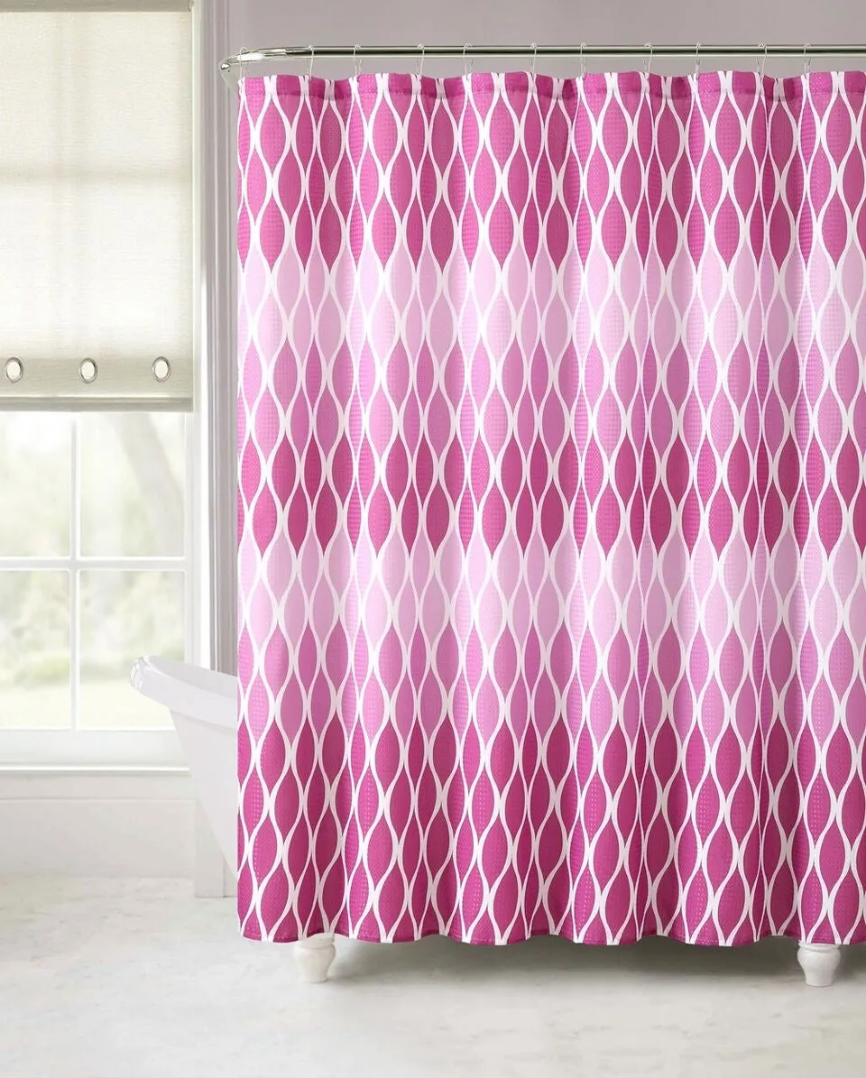 Luxury Embossed Shower Curtains - Assorted Styles