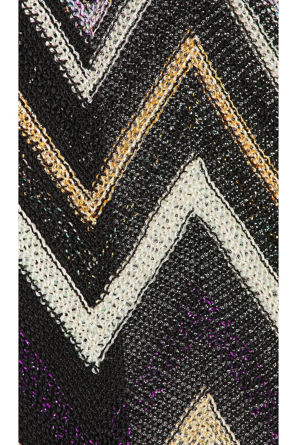 Missoni Long Dress, Multi Tones Lame' With Black Base