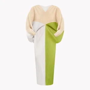 Pre Order:  Tri-Color Contrast Dress