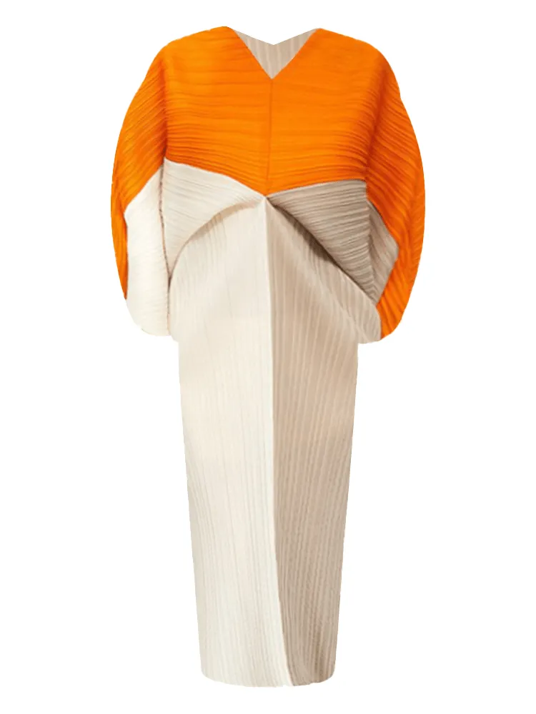 Pre Order:  Tri-Color Contrast Dress