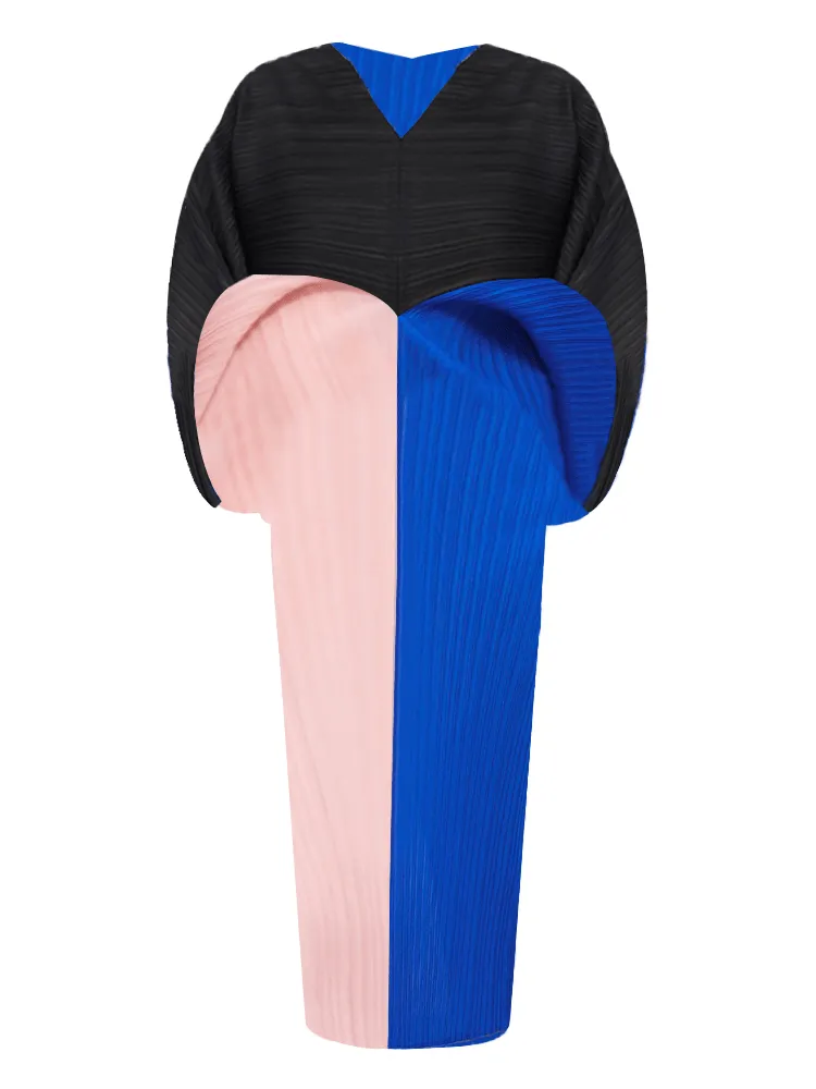 Pre Order:  Tri-Color Contrast Dress