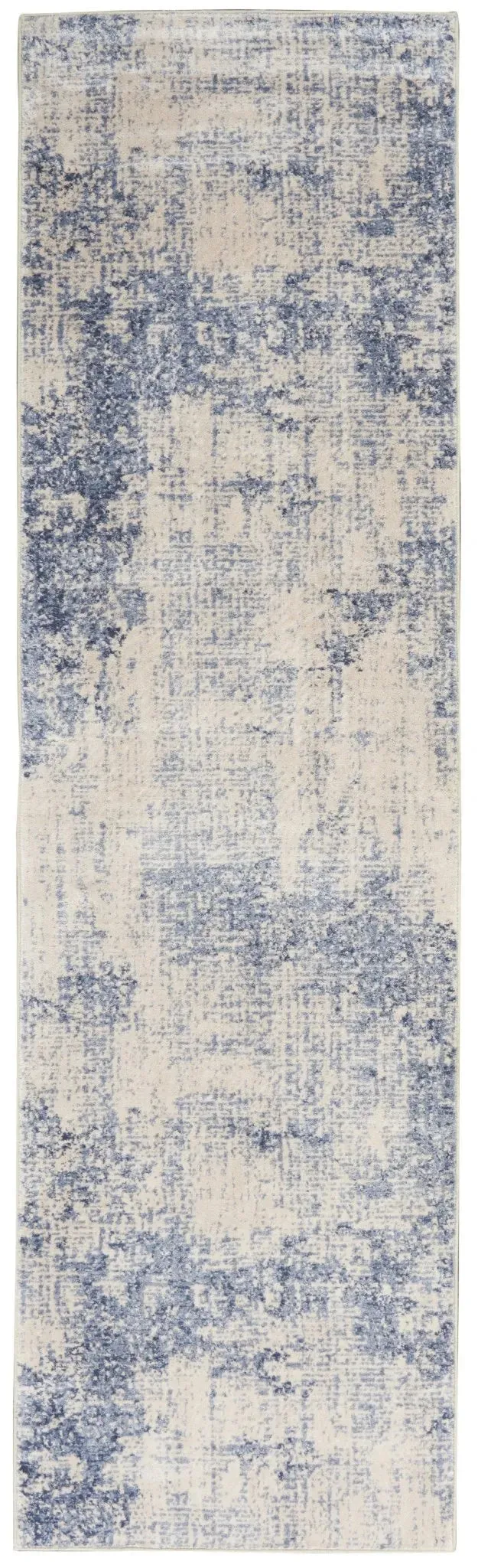Silky Textures SLY01 Ivory/Blue Rug