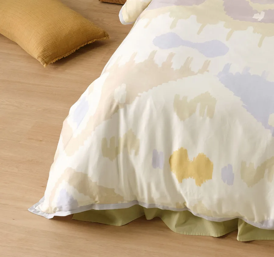 Sivan Quilt Cover Set Range Pistachio
