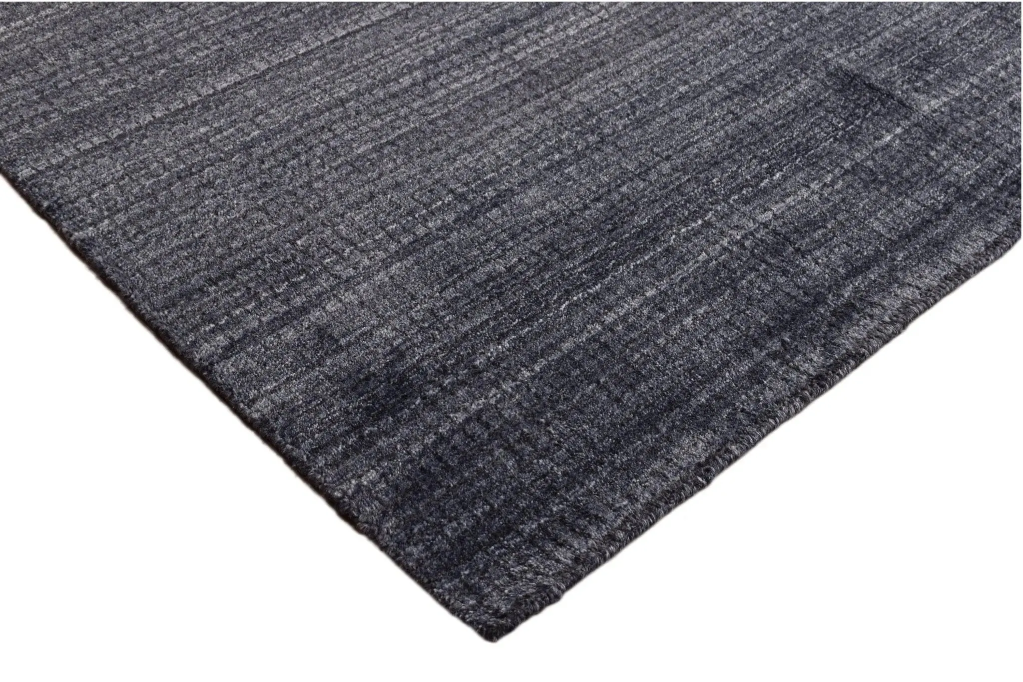 Small Check Navy/Charcoal Rug