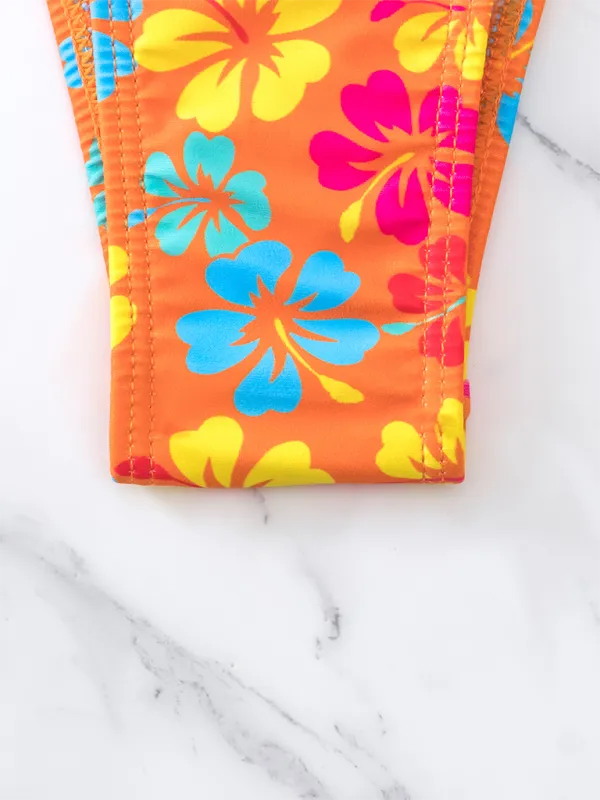 TEEK - Triangle Cup Printed Lace-Up Bikini