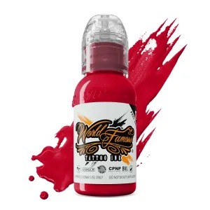 World Famous Pastel United Ink Red Ink 1oz