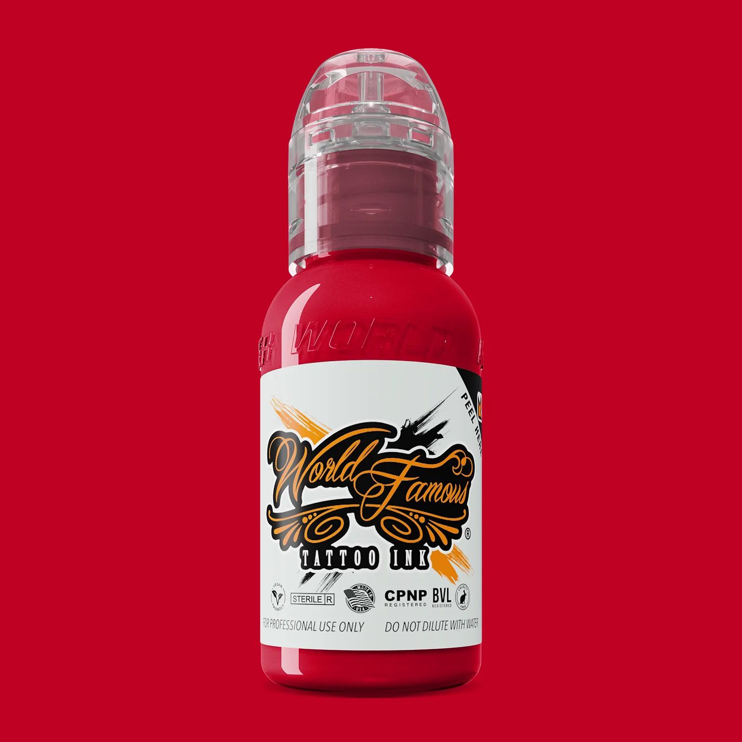 World Famous Pastel United Ink Red Ink 1oz