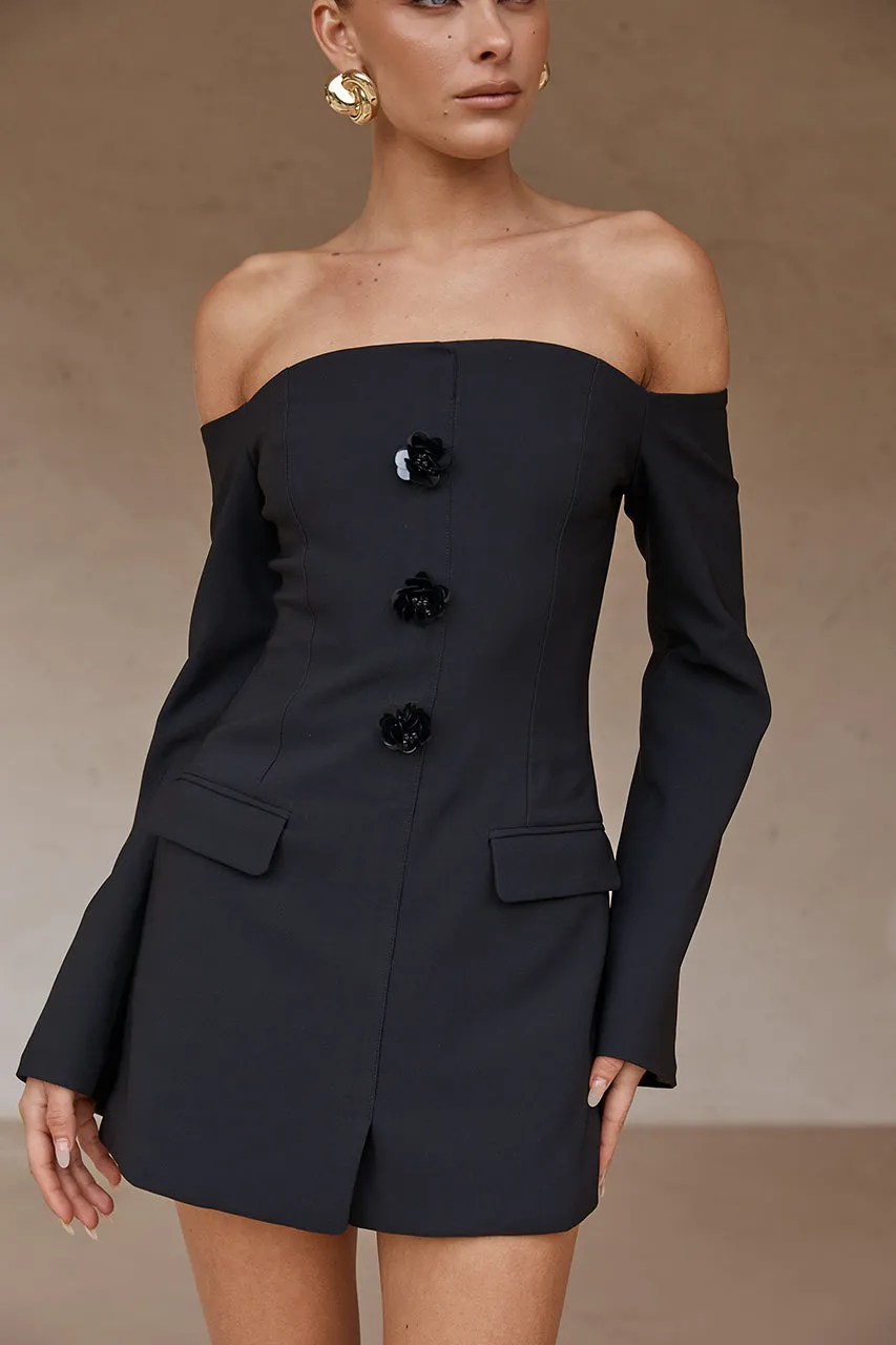 XADEN MINI DRESS - BLACK
